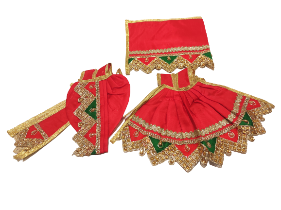 MODERNAZ Cotton Krishna Dress For Kids With Dhoti, Patka, Mukut, Bansuri  Mala, Kundal | Janmashtmi Krishna Ji Kanha Fancy Dress (0-6 Months) :  Amazon.in: Clothing & Accessories
