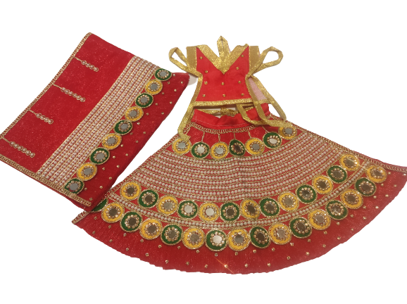Buy Devi Pawadai Mataji Poshak Mataji Dress Durga Devi Dress Mata Rani Dress  Clothes for Deities Laxmi Ji Dress Navratri Diwali Durga Puja Items Online  in India - Etsy