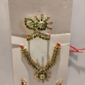 AD Stone Mukut Mala Set for laddu gopal online