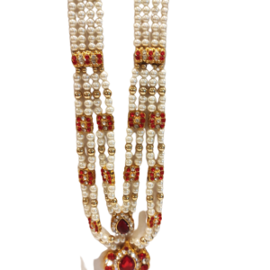 Multicolor Stone pearl Necklace / mala for laddu gopal online