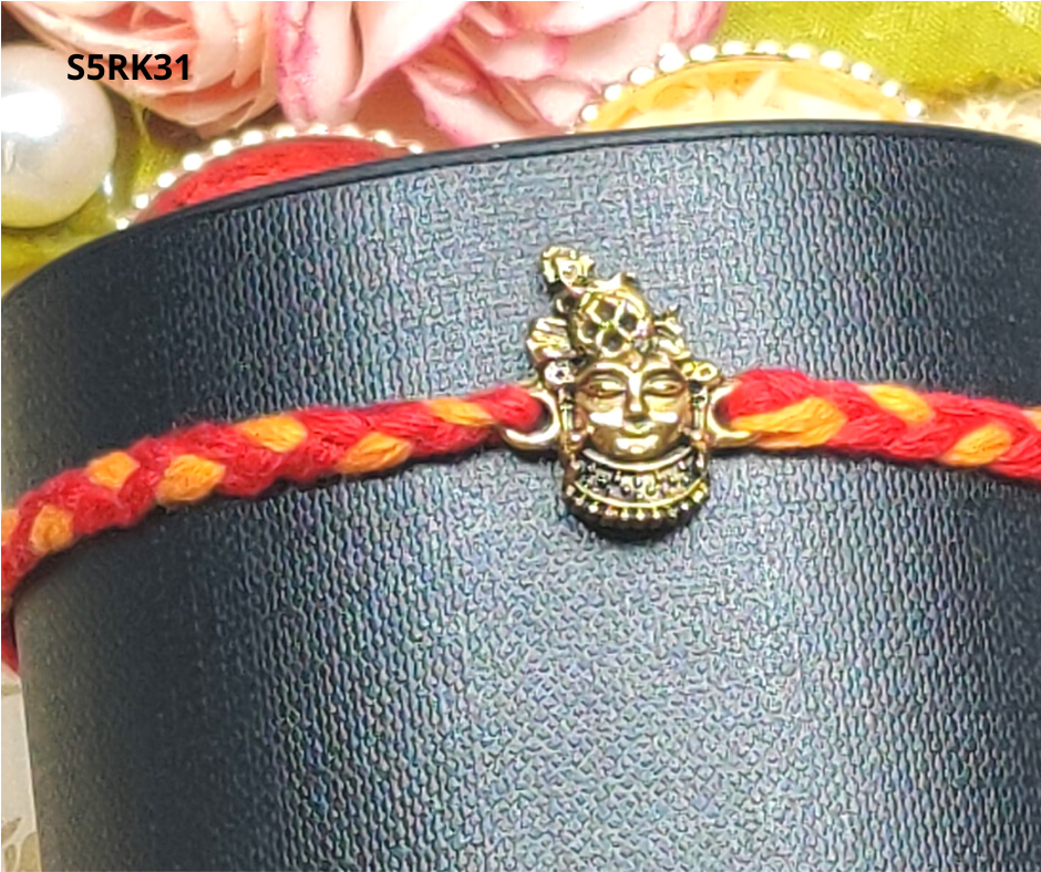 Beautiful Krishna Metal Rakhi