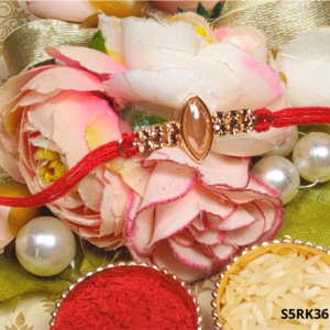 Beautiful Oval Stone Rakhi