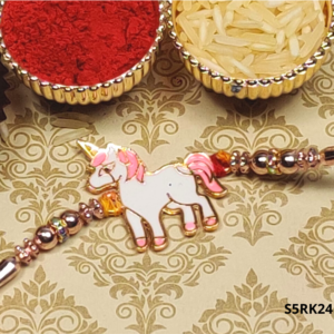 Cute Unicorn Pink Rakhi for Kids online