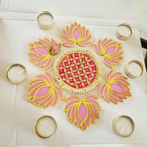 Diwali Rangoli Set with Tealights