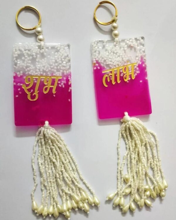 Side Hangings Resin Shubh Labh